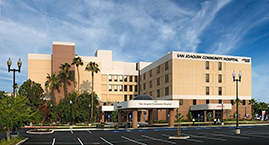 exterior of Adventist Health Bakersfield hospital