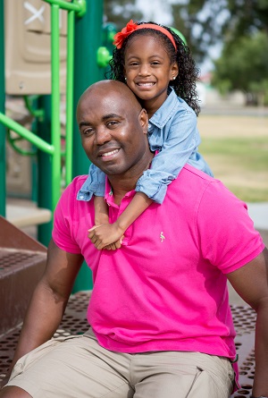 Terrance Minnoy and daughter