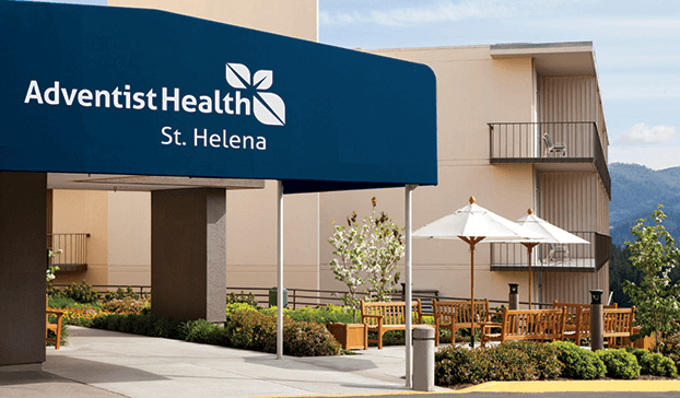 Adventist Health St. Helena exterior of hospital building