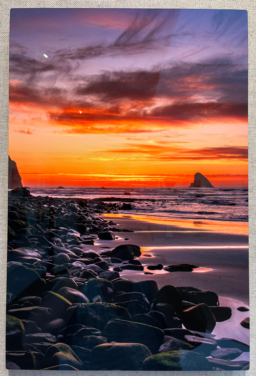Cape Meares Sunset, photograph by Don Backman, all rights reserved